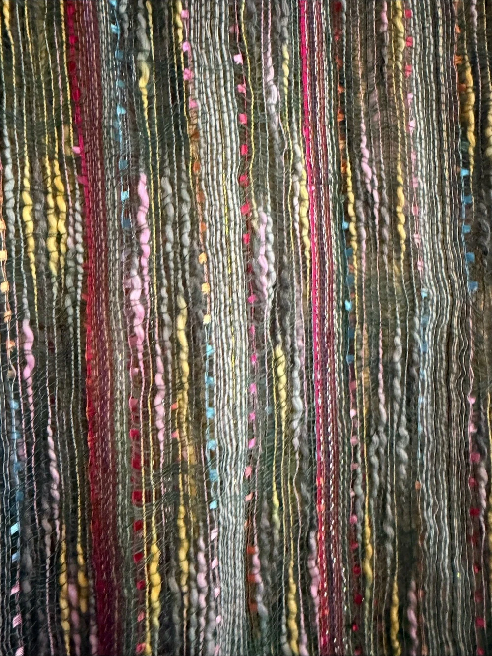 Multi-Color Lightweight Striped Scarf